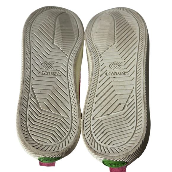 Cariuma OCA Pink Lemonade Canvas Sneaker Cap Toe Shoes SZ 8.5 Preppy - Picture 10 of 10